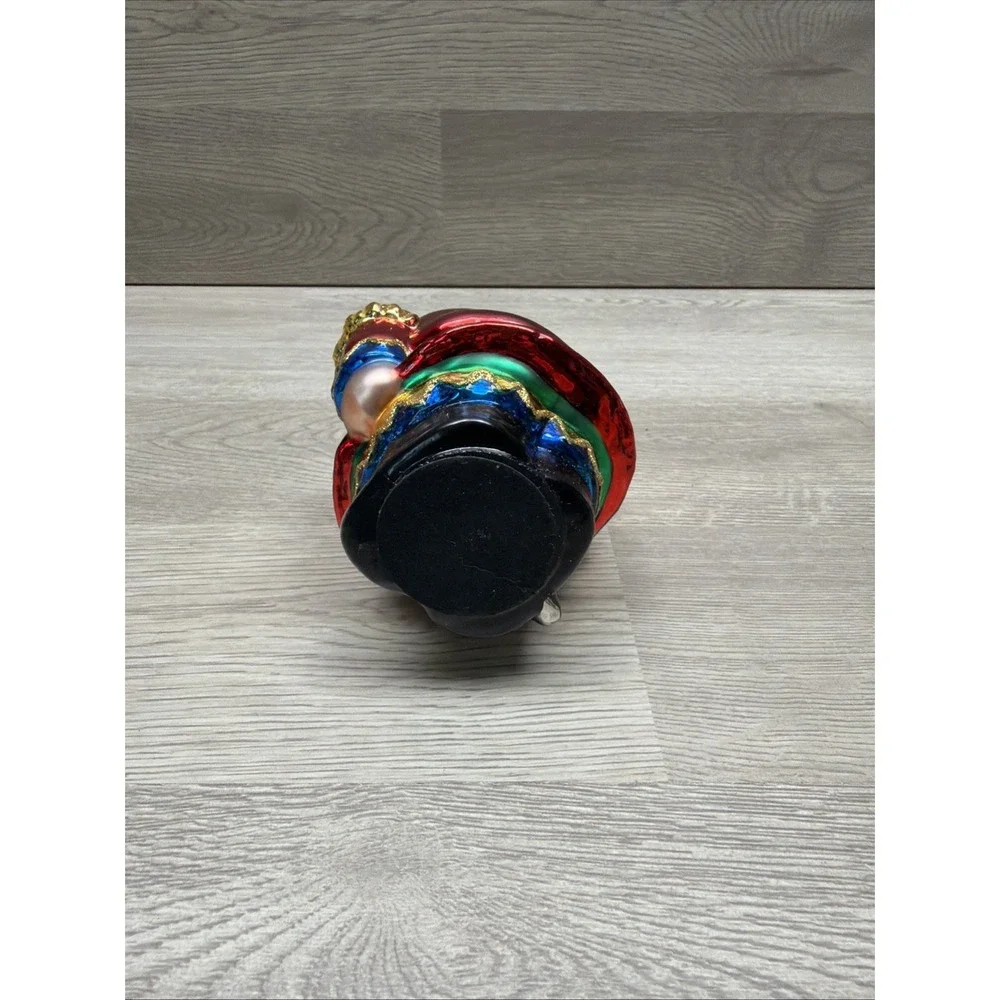 Summit Santa Blown Glass Christmas Ornament‎ Glitter Sack Toys And Nutcracker